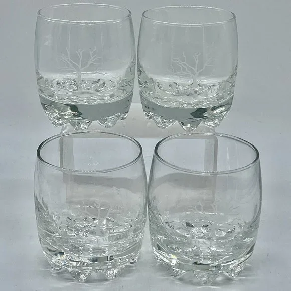 Ghostwood Whiskey Glass Set Old Fashioned Tumblers Scotch Cocktail Rye Bourbon